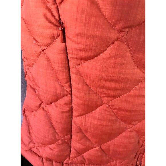 Golite Women's Puffer Down Vest Diamond Quilted Pattern Orange XS - Picture 4 of 12